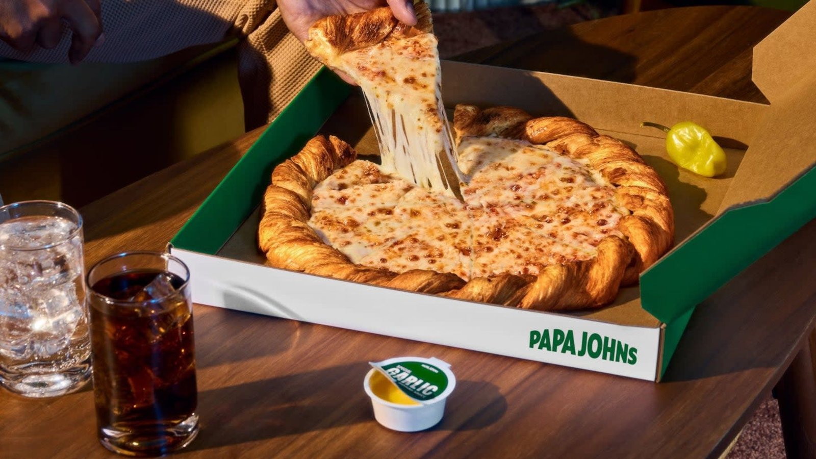 Papa John’s Unleashes Croissant Pizza in the USA